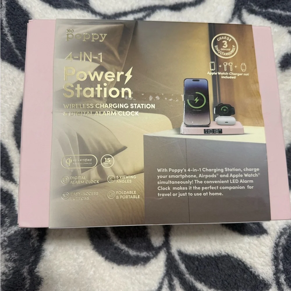XO Poppy Pink 4-in-1 Power Station